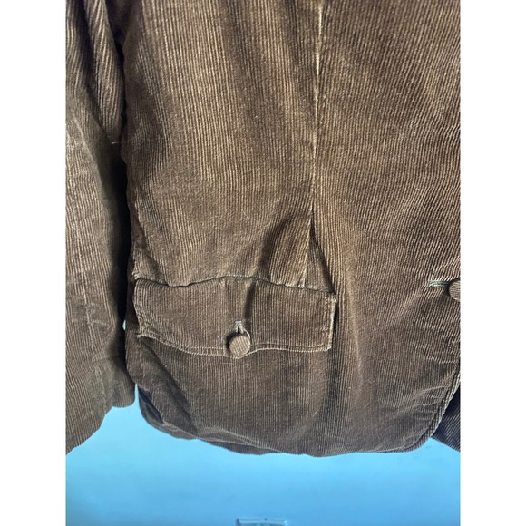 Vintage 1970s Lasso Tailored Western Wear Brown Corduroy Jacket - Picture 4 of 8